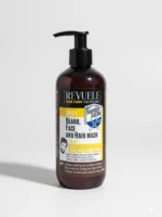 REVUELE MEN CARE SOLUTIONS BARBER SALON Step 1: BEARD, FACE, AND HAIR WASH